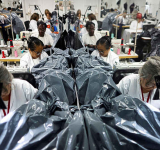 Venezuelan fashion workshop swaps  gowns for body bags after quakes